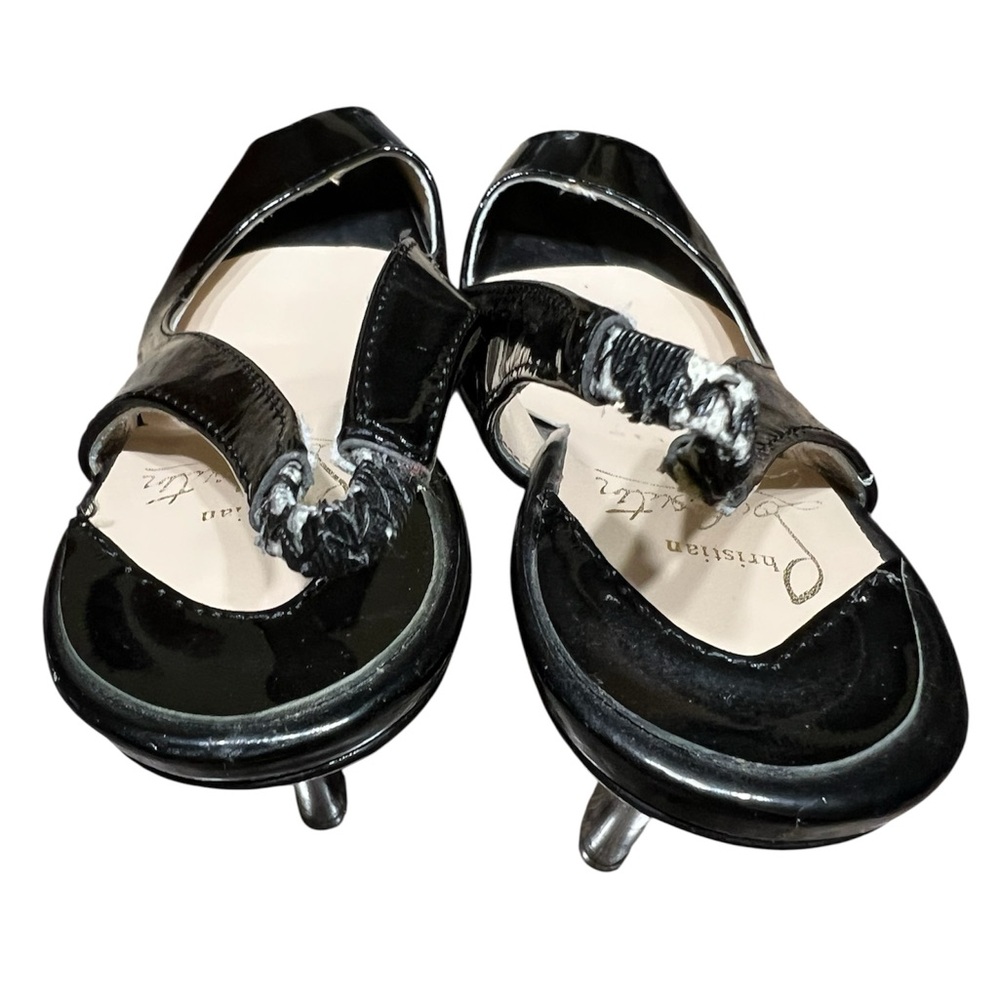Christian Louboutin Peep Toe Slingbacks - Picture 3 of 7